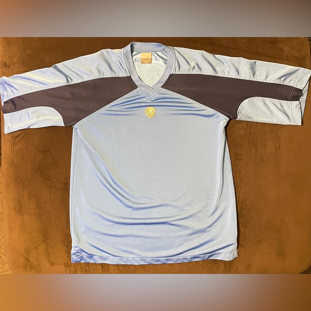 Y2K Nike Basketball Light Blue Dri-fit Active Tee Boys XL 18-20 Men’s Small